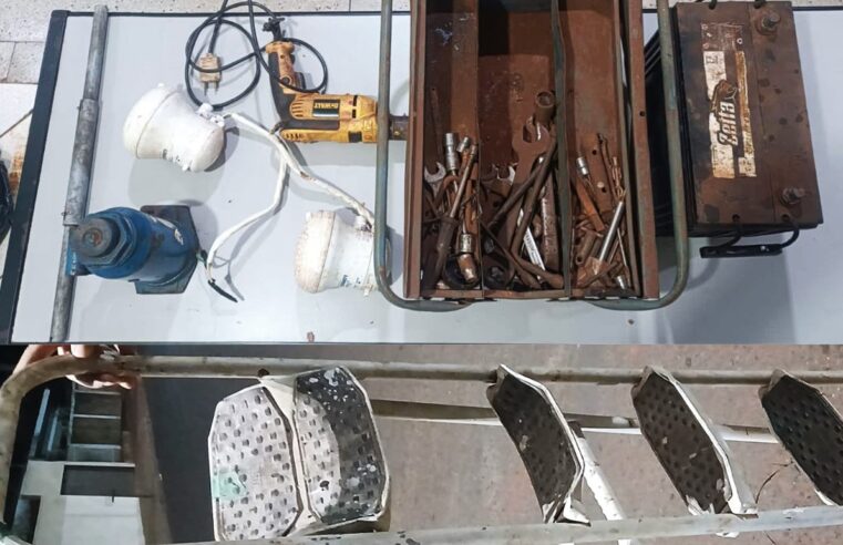 TRIO É PRESO ACUSADO DE FURTO A BARRACÃO NO BAIRRO VIVENDAS EM GUAÍRA