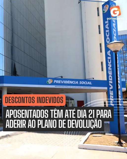 APOSENTADOS E PENSIONISTAS TÊM ATÉ DIA 21 PARA ADERIREM A PLANO DE DEVOLUÇÃO DE DINHEIRO DO INSS