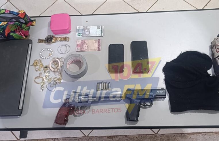 FAMÍLIA FICA SOB DOMÍNIO DE BANDIDOS DURANTE ASSALTO EM GUAÍRA