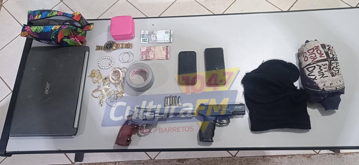 FAMÍLIA FICA SOB DOMÍNIO DE BANDIDOS DURANTE ASSALTO EM GUAÍRA