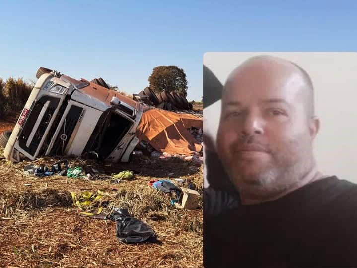 CAMINHONEIRO MORTO EM ACIDENTE DE CAMINHÃO EM MIGUELÓPOLIS SERÁ SEPULTADO NESTA TERÇA EM APUCARANA (PR)