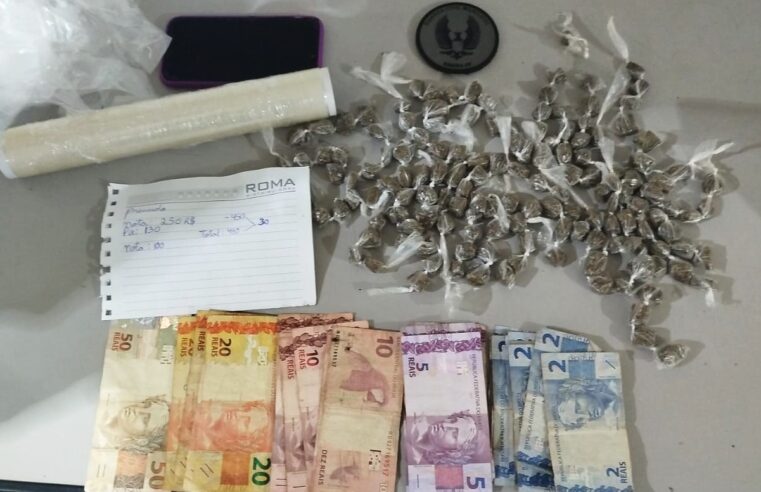 MENOR É APREENDIDO, SUSPEITO DE ENVOLVIMENTO COM O TRÁFICO DE DROGAS EM GUAÍRA