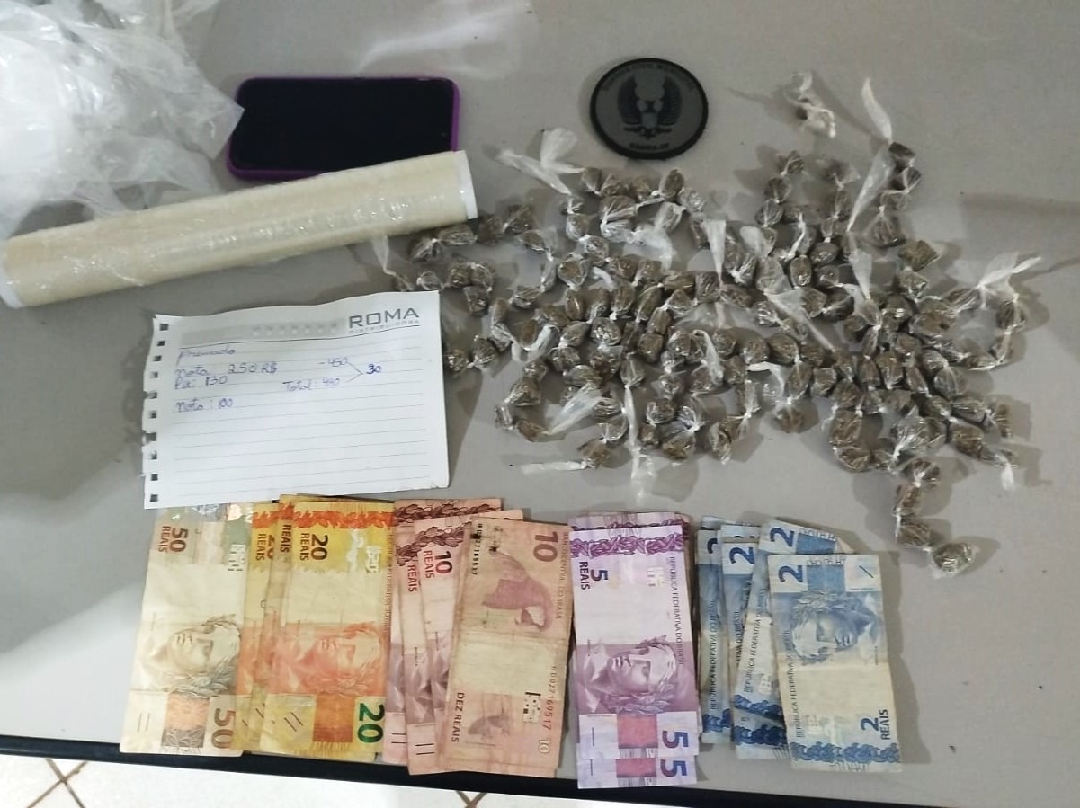 MENOR É APREENDIDO, SUSPEITO DE ENVOLVIMENTO COM O TRÁFICO DE DROGAS EM GUAÍRA