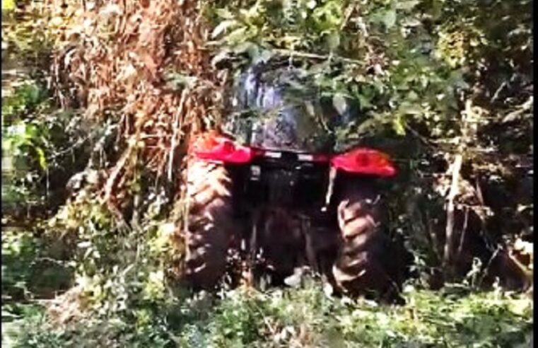 POLÍCIA INVESTIGA FURTO DE CAMINHÃO E TRATOR EM COLINA (SP)