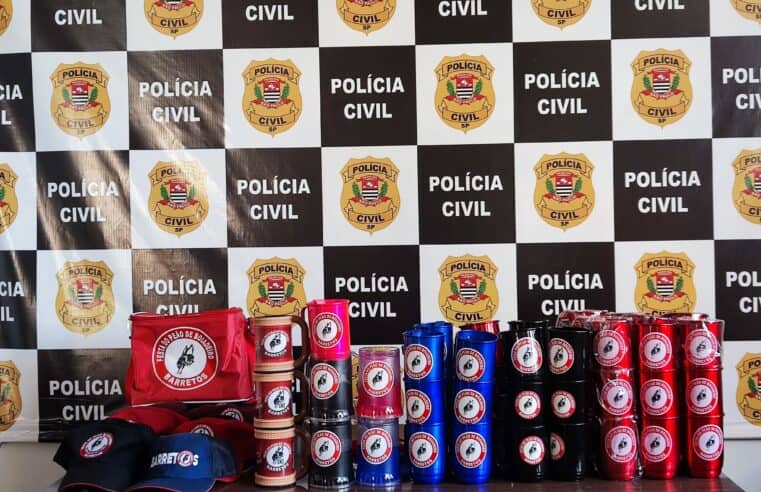POLÍCIA CIVIL APREENDE CENTENAS DE PRODUTOS COM IMITAÇÃO DA MARCA DA FESTA DO PEÃO DE BARRETOS