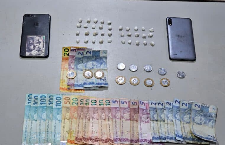 POLÍCIA MILITAR REALIZA PRISÃO RELACIONADA AO TRÁFICO DE DROGAS NO MUTIRÃO 2 EM GUAÍRA