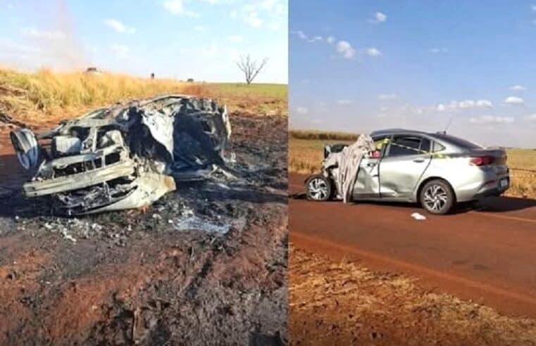 TRÊS PESSOAS MORREM EM ACIDENTE ENTRE MORRO AGUDO E VIRADOURO (SP)