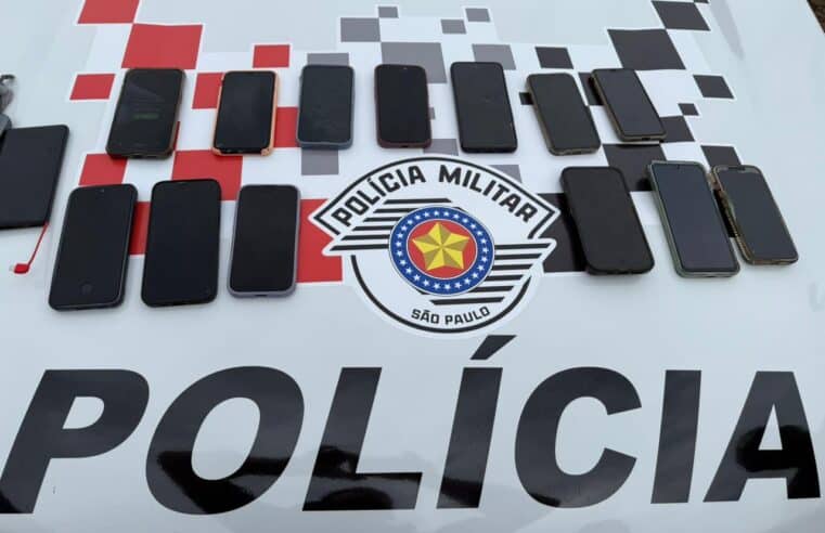 TRÊS SÃO PRESOS PELA PM EM COLÔMBIA COM CELULARES FURTADOS NA FESTA DO PEÃO DE BARRETOS