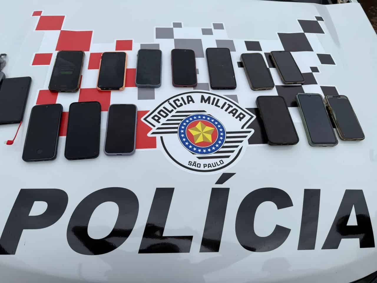 TRÊS SÃO PRESOS PELA PM EM COLÔMBIA COM CELULARES FURTADOS NA FESTA DO PEÃO DE BARRETOS