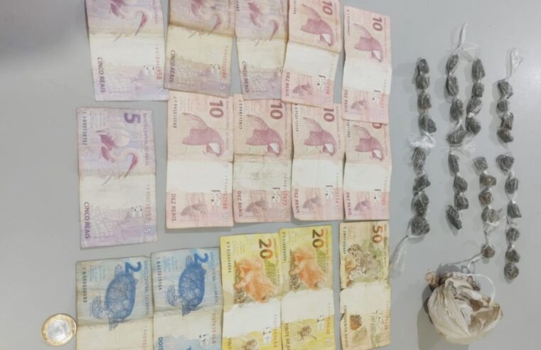 MENOR É APREENDIDO SUSPEITO DE ENVOLVIDO COM O TRÁFICO DE DROGAS EM GUAÍRA