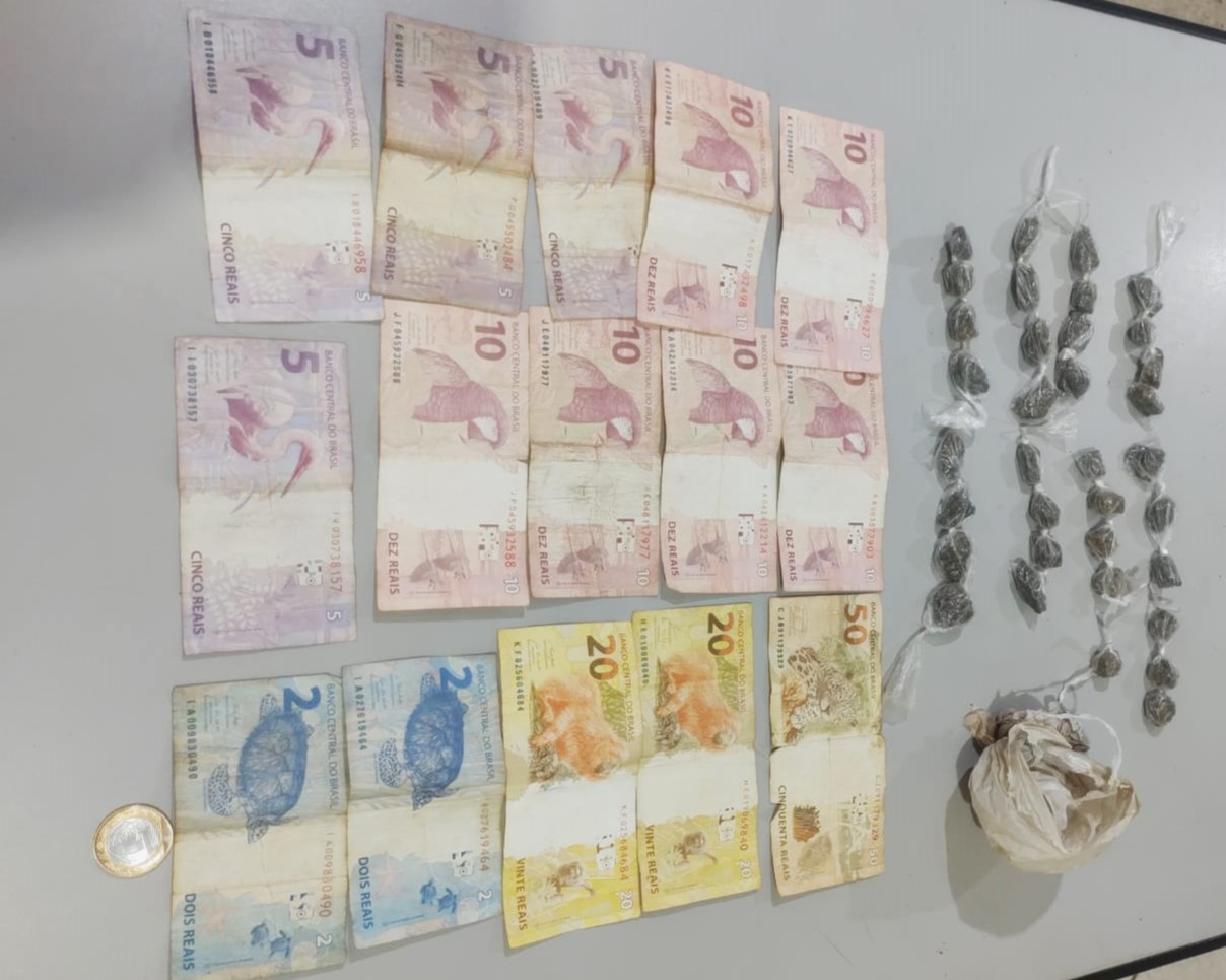 MENOR É APREENDIDO SUSPEITO DE ENVOLVIDO COM O TRÁFICO DE DROGAS EM GUAÍRA