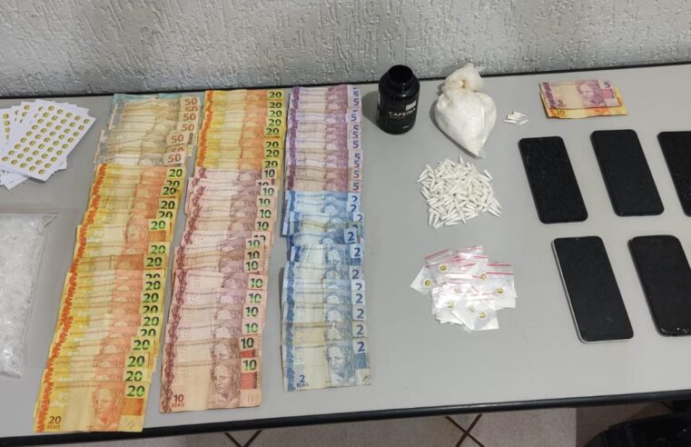 CASAL É PRESO, EM GUAÍRA, ACUSADO DE ENVOLVIMENTO COM O TRÁFICO DE DROGAS