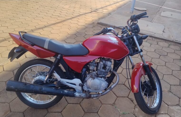 MOTO É APREENDIDA, EM GUAÍRA, COM SINAIS IDENTIFICADORES ADULTERADOS