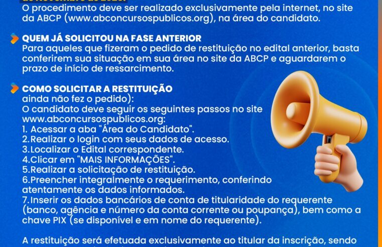 PREFEITURA DE GUAÍRA ASSUME RESPONSABILIADE POR DEVOLUÇÃO DO DINHEIRO AOS CANDIDADOS INSCRITOS NOS CONCURSOS DE 2024 CANCELADOS PELA JUSTIÇA