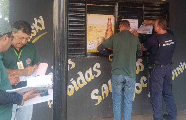 ESTABELECIMENTOS IRREGULARES SÃO NOVAMENTE AUTUADOS EM BARRETOS