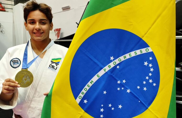 JUDOCA GUAIRENSE, YASMIM SILVA, SAGRA-SE CAMPEÃ SUL-AMERICANA SUB-18 NO PARAGUAI