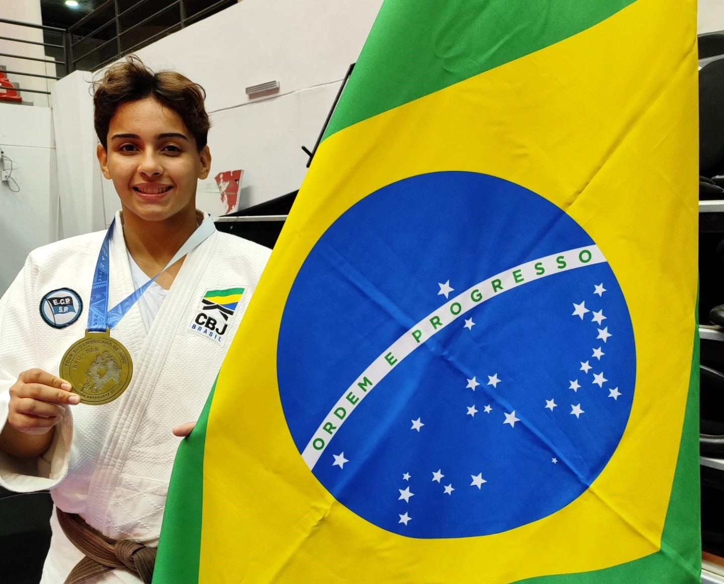 JUDOCA GUAIRENSE, YASMIM SILVA, SAGRA-SE CAMPEÃ SUL-AMERICANA SUB-18 NO PARAGUAI