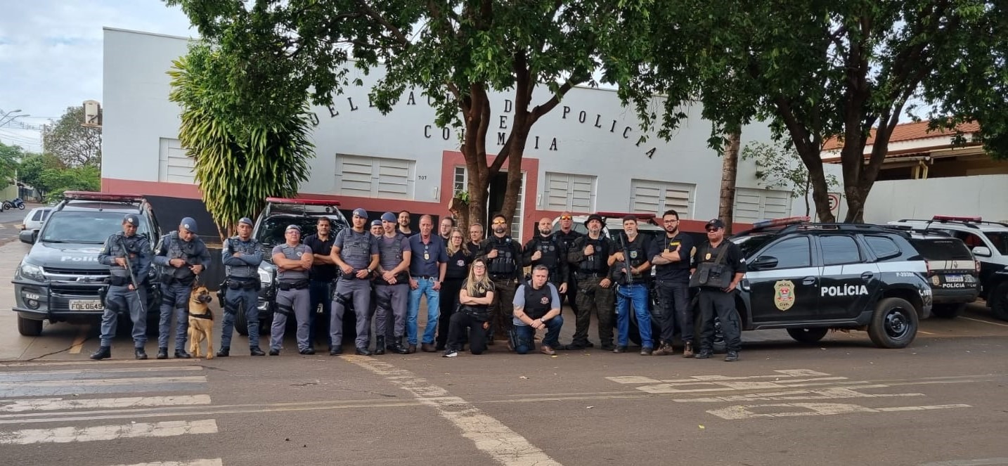 OPERAÇÃO POLICIAL EM COLÔMBIA (SP) RESULTA NA PRISÃO DE TRÊS PESSOAS SUSPEITAS DE ENVOLVIMENTO COM O TRÁFICO DE DROGAS