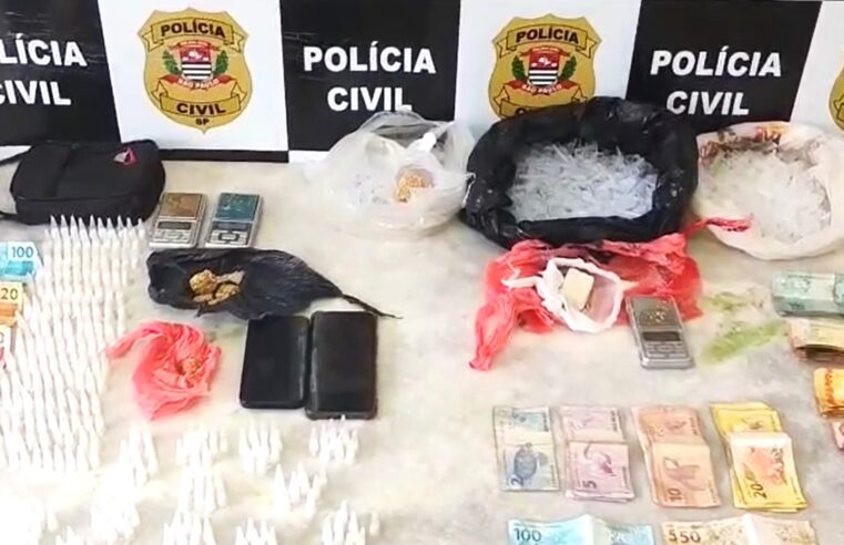 OPERAÇÃO DA POLÍCIA CIVIL RESULTA EM PRISÕES E APREENSÃO DE DROGAS EM BARRETOS