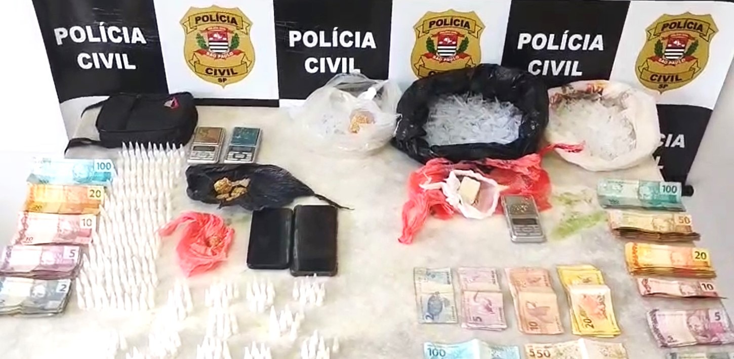 OPERAÇÃO DA POLÍCIA CIVIL RESULTA EM PRISÕES E APREENSÃO DE DROGAS EM BARRETOS