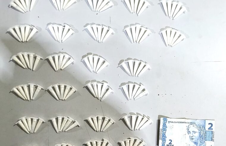 MENOR É APREENDIDO, EM GUAÍRA, SUSPEITO DE ENVOLVIMENTO COM O TRÁFICO DE DROGAS