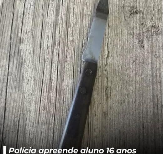 POLÍCIA APREENDE ALUNO DE 16 ANOS COM FACA EM ESCOLA DE FRANCA