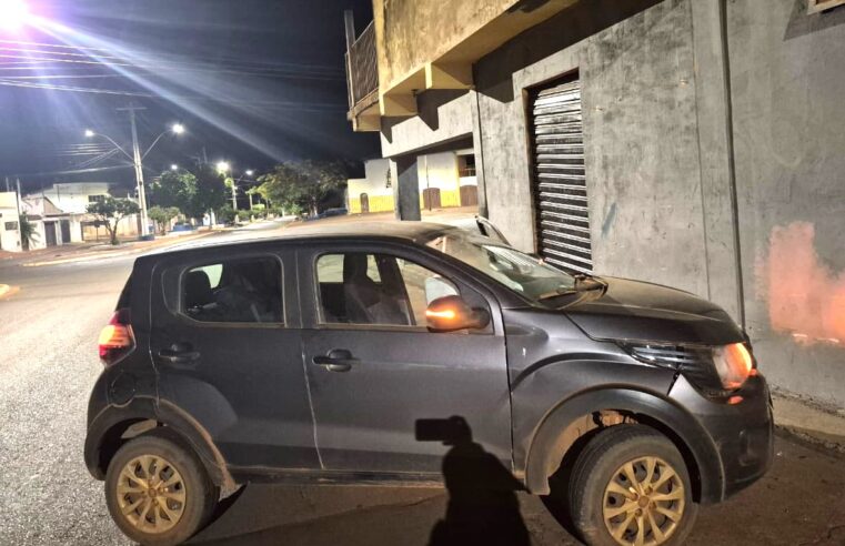 QUADRILHA INVADE RESIDÊNCIA EM MIGUELÓPOLIS. UM SUSPEITO É PRESO E UM VEÍCULO É ABANDONADO E RECUPERADO