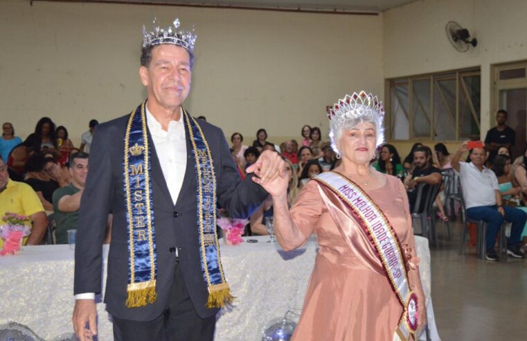 CARMEM MARIA E JOSÉ DA SILVA SÃO ELEITOS MISS E MISTER MELHOR IDADE DE GUAÍRA 2025