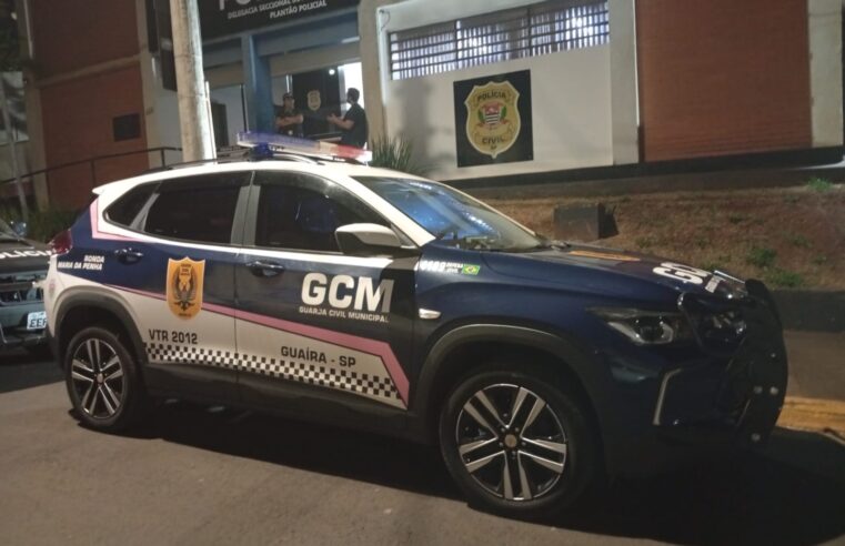 GCM PRENDE SUSPEITO DE VIOLÊNCIA DOMÉSTICA EM GUAÍRA. MULHER FOI FERIDA A GOLPES DE FACA