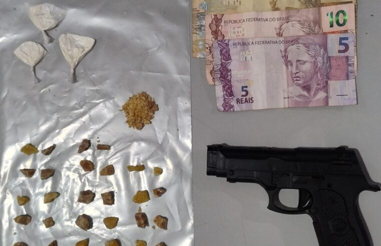 HOMEM É PRESO PELA PM EM GUAÍRA POR SUSPEITA DE ENVOLVIMENTO COM O TRÁFICO DE DROGAS