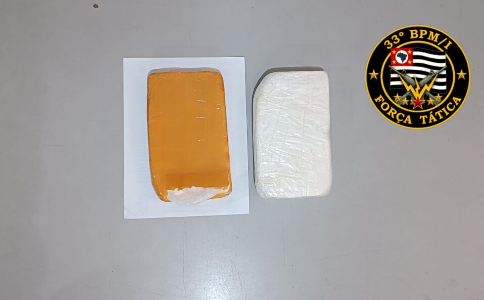 POLÍCIA MILITAR DETÉM SUSPEITO E APREENDE MAIS DE 2 KG DE COCAÍNA EM BARRETOS