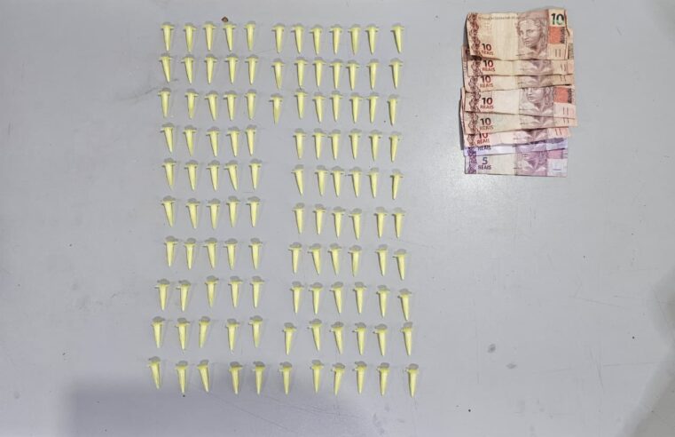 DOIS INDIVÍDUOS SÃO DETIDOS PARA AVERIGUAÇÃO EM GUAÍRA DE ENVOLMENTO COM O TRÁFICO