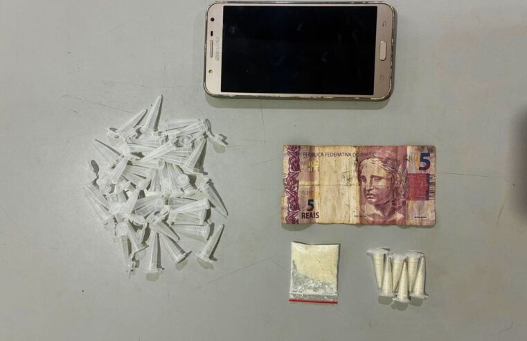 HOMEM É PRESO NO ELDORADO EM GUAÍRA ACUSADO DE ENVOLVIMENTO COM O TRÁFICO DE DROGAS