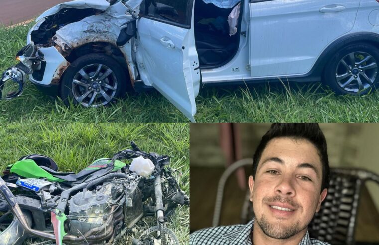 JOVEM IPUANENSE MORRE EM GRAVE ACIDENTE ENTRE MOTO E CARRO EM RODOVIA DO MUNICÍPIO