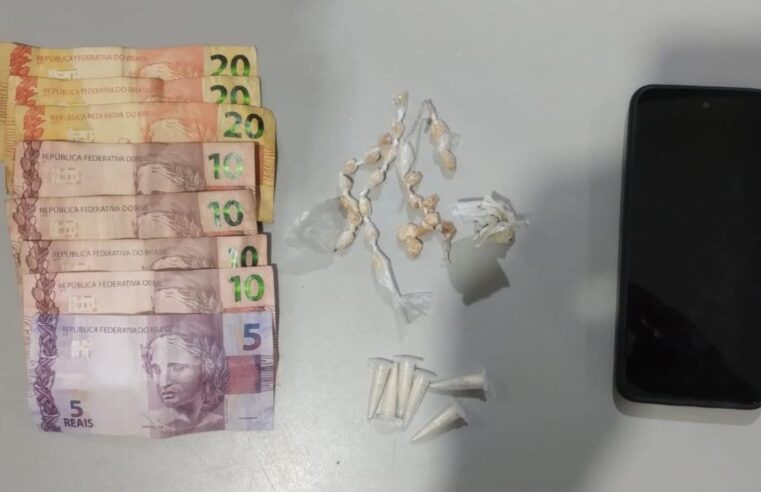 DUPLA É PRESA SUSPEITA DE ENVOLVIMENTO COM O TRÁFICO EM GUAÍRA