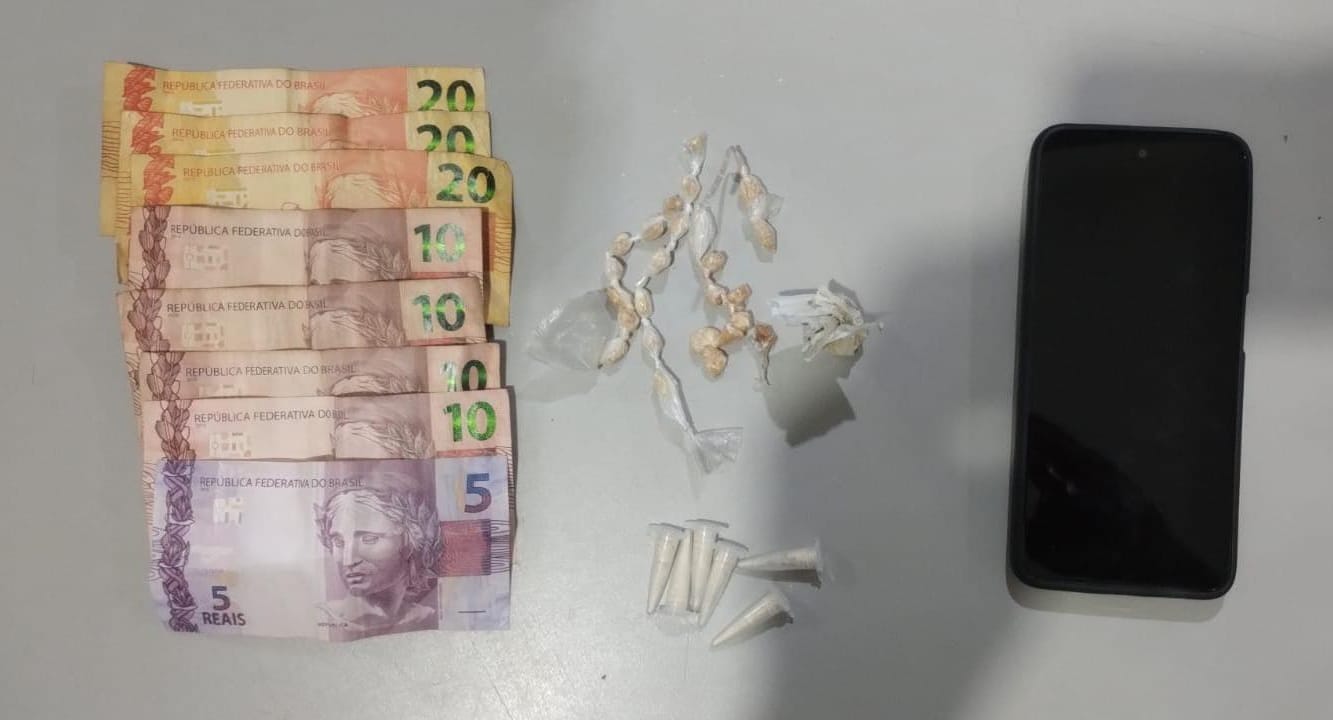 DUPLA É PRESA SUSPEITA DE ENVOLVIMENTO COM O TRÁFICO EM GUAÍRA