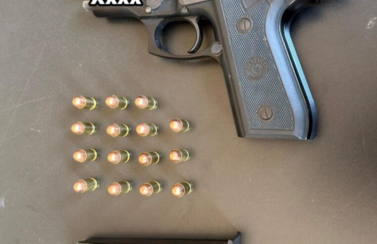 PM ATENDE OCORRÊNCIA DE VIOLÊNCIA DOMÉSTICA E APREENDE ARMA DE FOGO EM MIGUELÓPOLIS