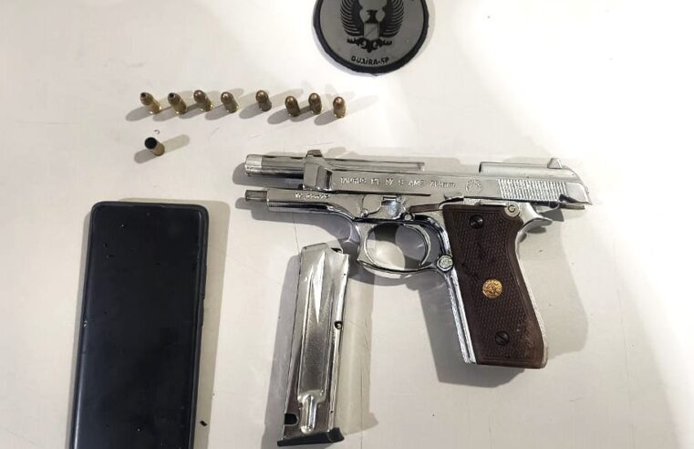 OLÍCIA INVESTIGA DISPARO DE ARMA DE FOGO EM VIA PÚBLICA DE GUAÍRA. UMA PESSOA FOI DETIDA PELA GCM