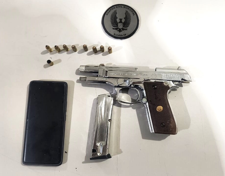 OLÍCIA INVESTIGA DISPARO DE ARMA DE FOGO EM VIA PÚBLICA DE GUAÍRA. UMA PESSOA FOI DETIDA PELA GCM