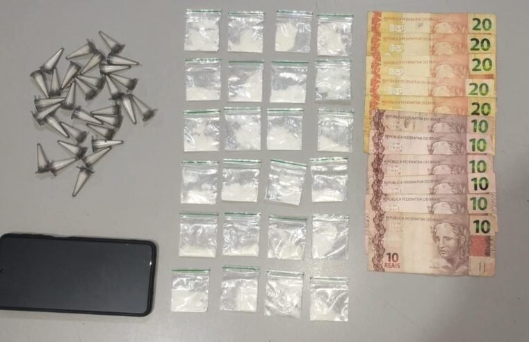 SUJEITO É PRESO ACUSADO DE ENVOLVIMENTO COM O TRÁFICO EM GUAÍRA