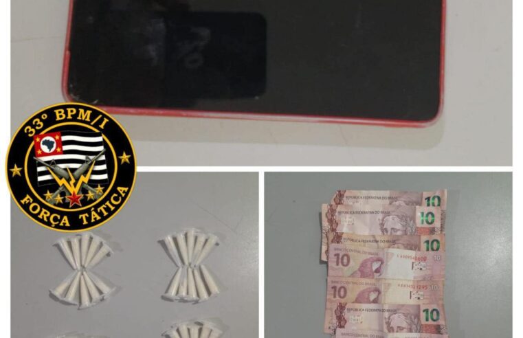 HOMEM É PRESO EM GUAÍRA ACUSADO DE ENVOLVIMENTO COM O TRÁFICO DE DROGAS