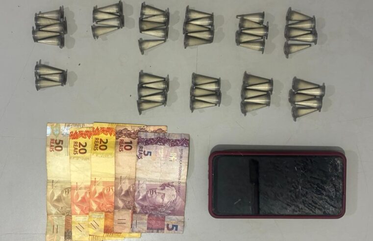 MULHER É PRESA EM GUAÍRA ACUSADA DE ENVOLVIMENTO COM O TRÁFICO DE DROGAS