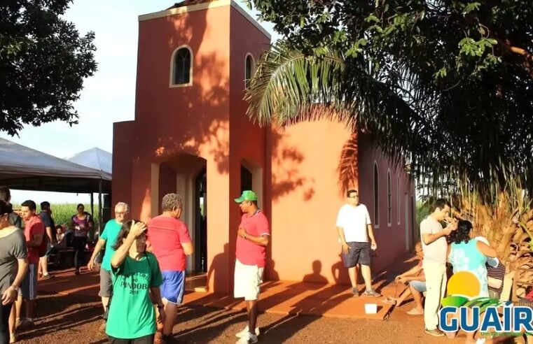 ACONTECE NESTA TERÇA-FEIRA , 20, FERIADO EM GUAÍRA, A 26ª CAMINHADA À CAPELA DO PINDOBA