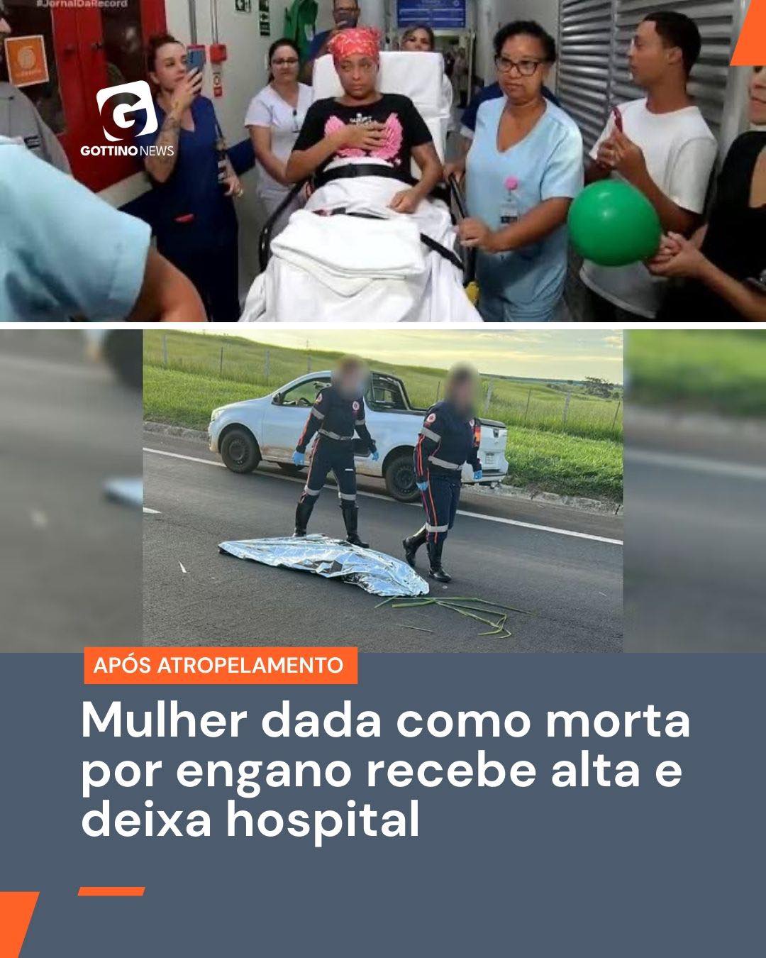 MULHER DADA COMO MORTA POR ENGANO, RECEBE ALTA E DEIXA HOSPITAL