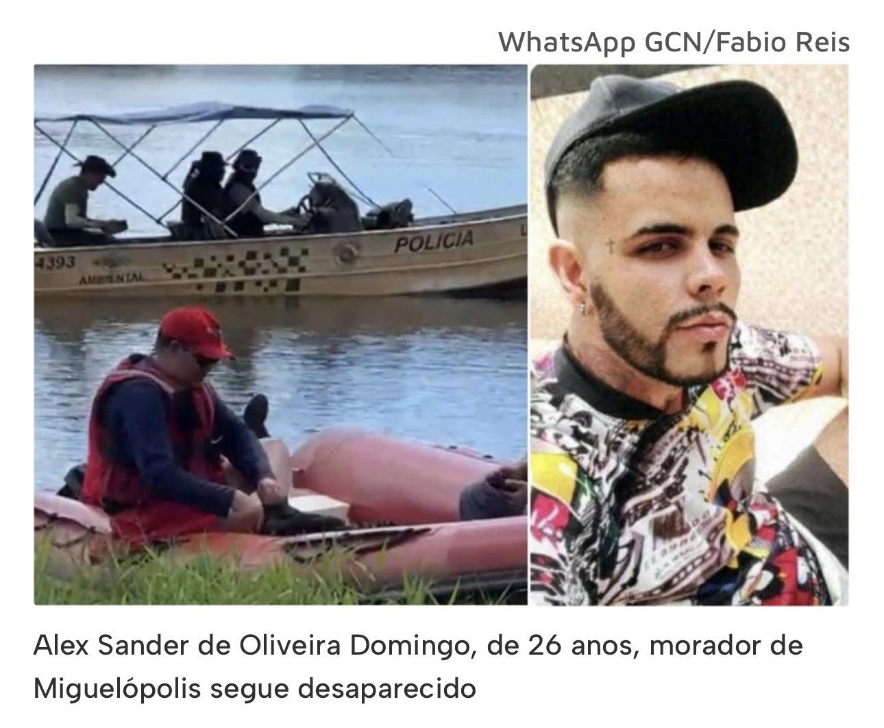 BOMBEIROS ENCERRAM BUSCAS POR JOVEM DESAPARECIDO HÁ UMA SEMANA EM MIGUELÓPOLIS (SP)