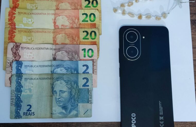 INDIVÍDUO É PRESO, EM GUAÍRA, SUSPEITO DE ENVOLVIMENTO COM O TRÁFICO DE DROGAS