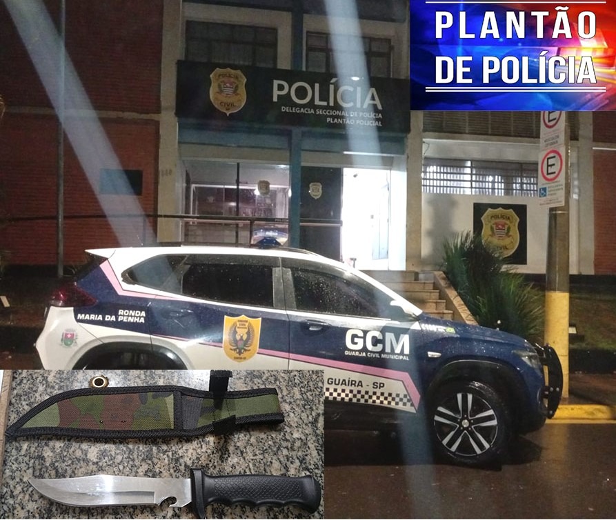 GCM PRENDE SUSPEITO DE VIOLÊNCIA DOMÉSTICA CONTRA MULHER GRÁVIDA EM GUAÍRA