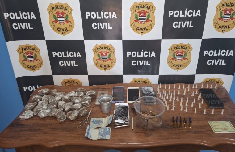 MEGA OPERAÇÃO DA POLÍCIA CIVIL APREENDE GRANDE QUANTIDADE DE DROGAS EM GUAÍRA. DUAS PESSOAS FORAM PRESAS
