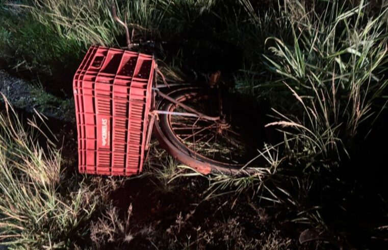 COLISÃO ENTRE MOTO E BICICLETA MATA IDOSO NA FARIA LIMA EM COLÔMBIA (SP)