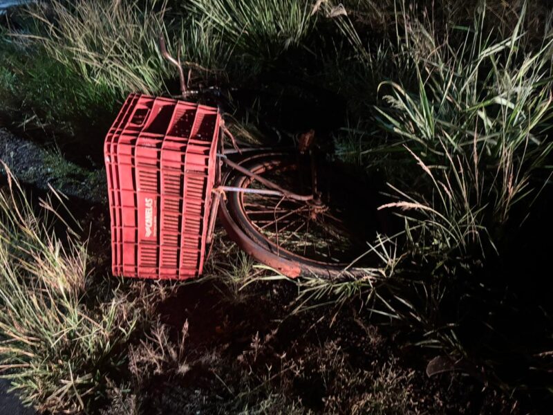 COLISÃO ENTRE MOTO E BICICLETA MATA IDOSO NA FARIA LIMA EM COLÔMBIA (SP)